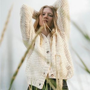 ✨🆕 Madewell Bomber Cardigan Sweater